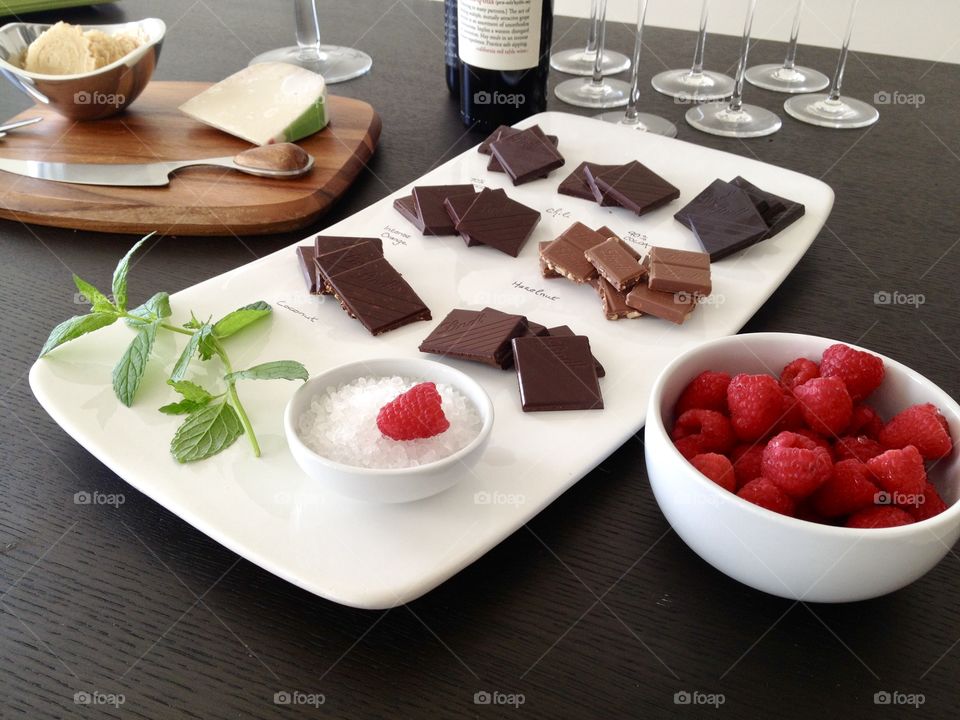 Assorted chocolate tray