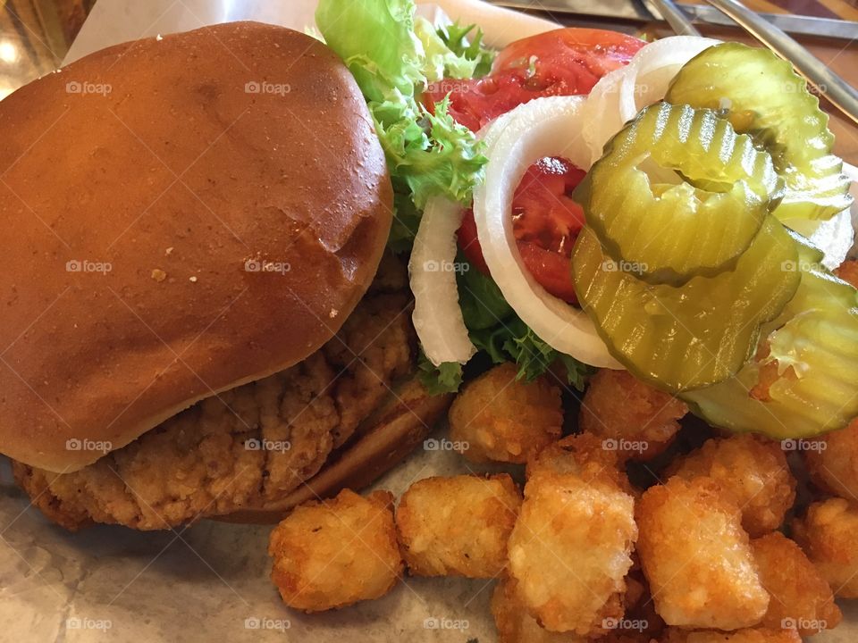 Tenderloin and Tater Tots