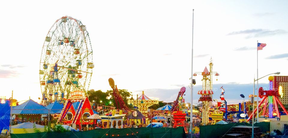 Coney Island view
