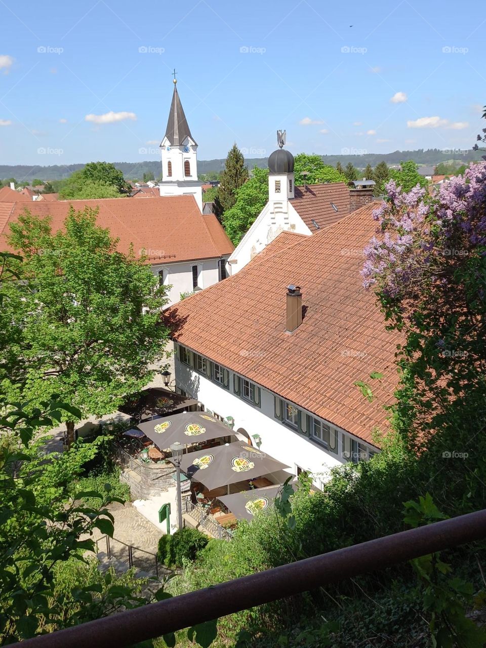 Church Steeples in Bavaria Germany