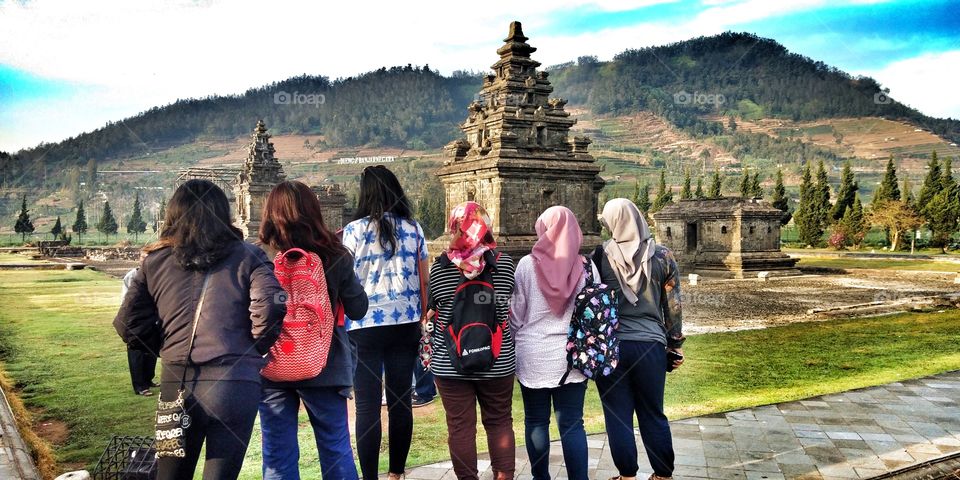 arjuna temple, dieng indonesia