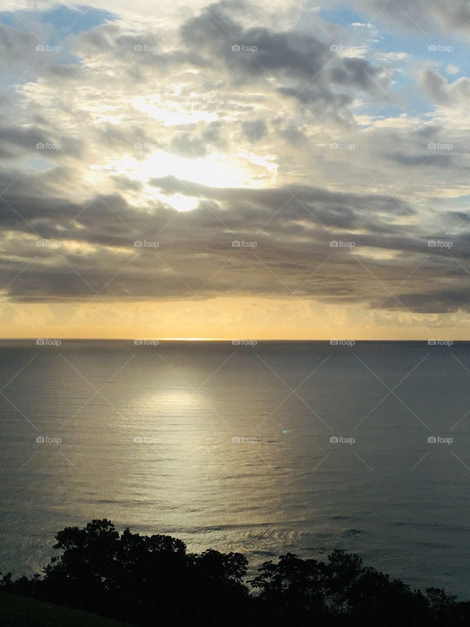 Nascer do sol encantador