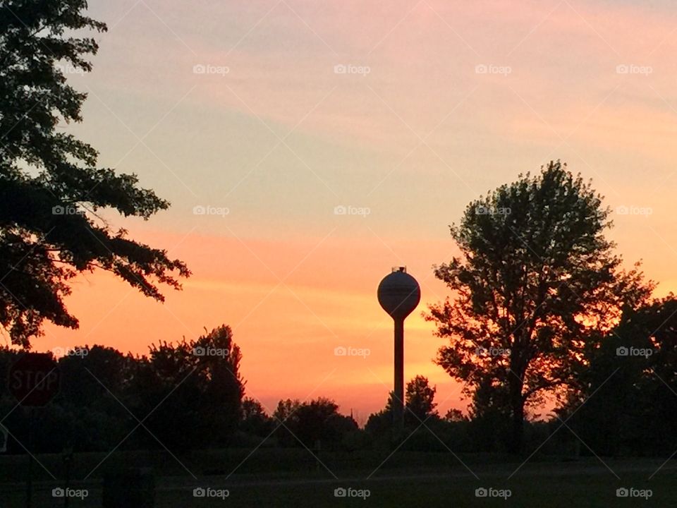 Sunset at the Campground 