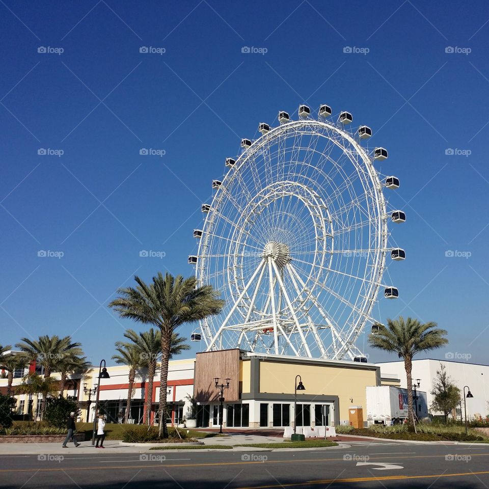 The Orlando Eye. The 400 foot tall "Orlando Eye" which opened in May, 2015 in Orlando, FL