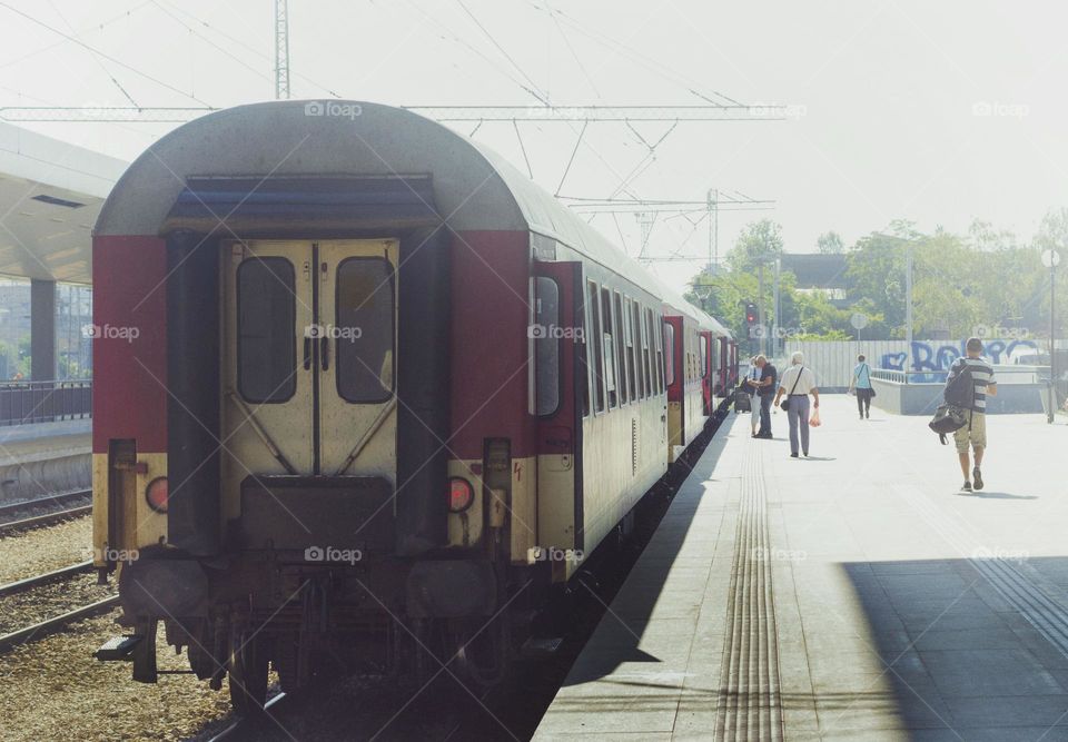 Train station platform