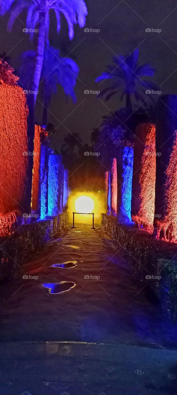 El agua señala el camino hacia la luz