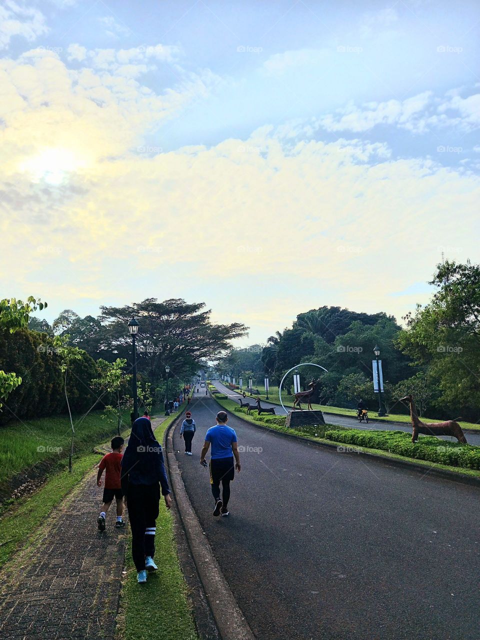 jogging