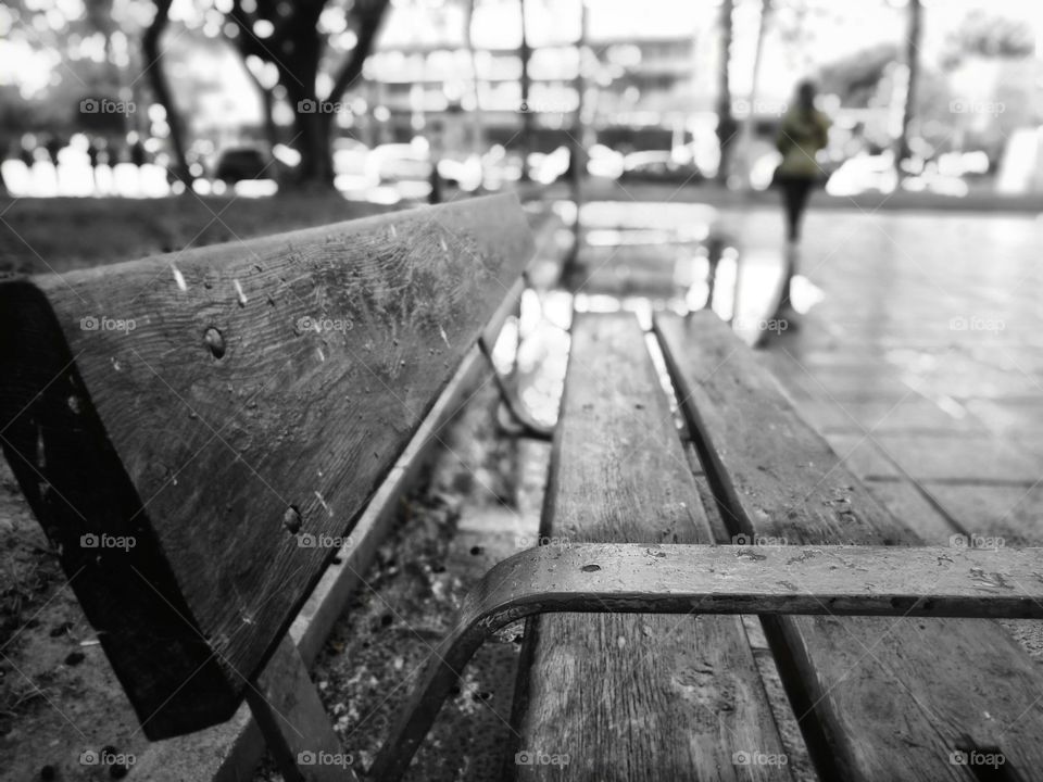 The lonely bench