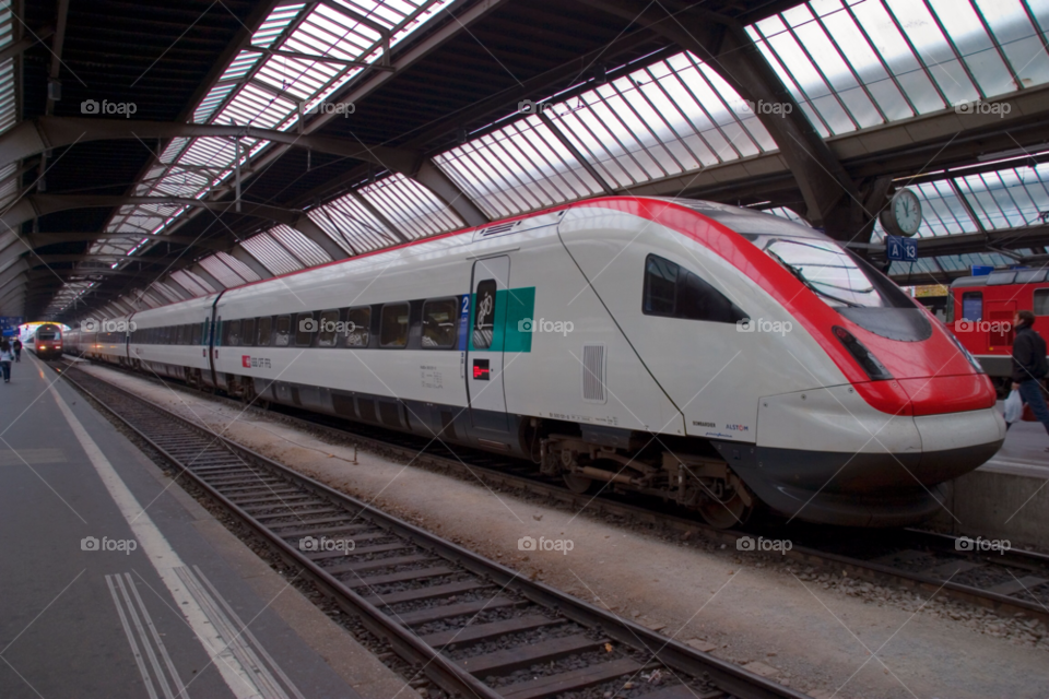 zurich switzerland travel train railway by cmosphotos