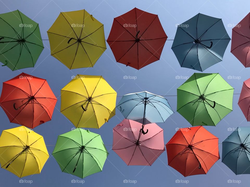 Colorful Umbrellas 
