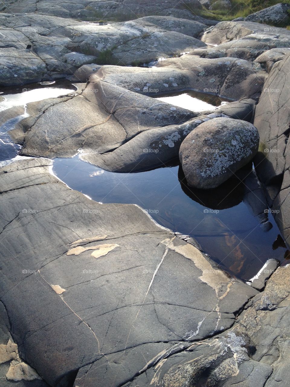 View of cliff and rock