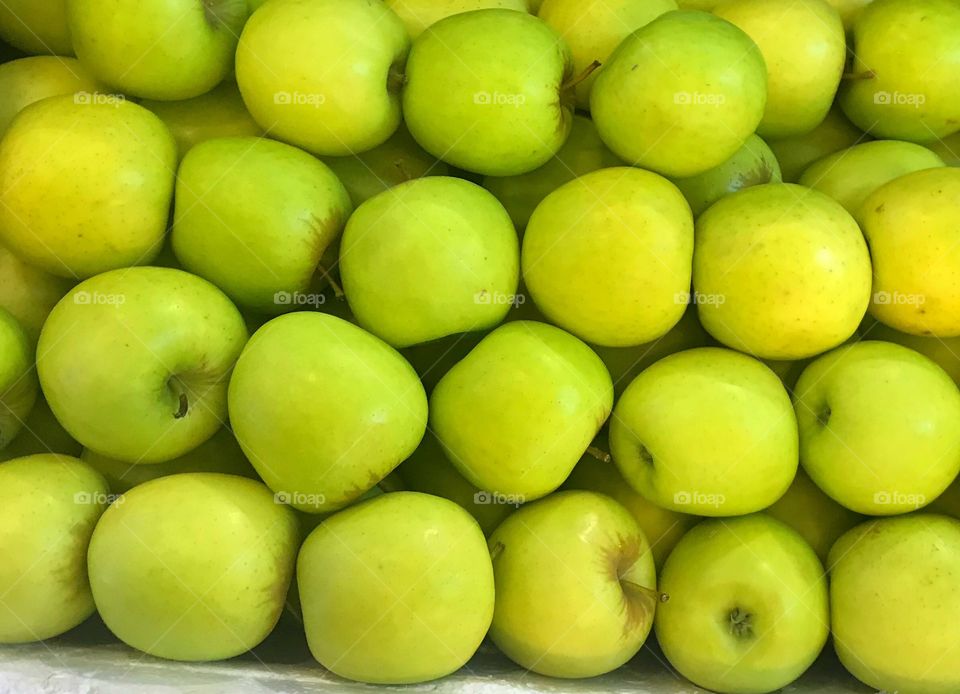Green apples freshness organic fruits nature fruit market 