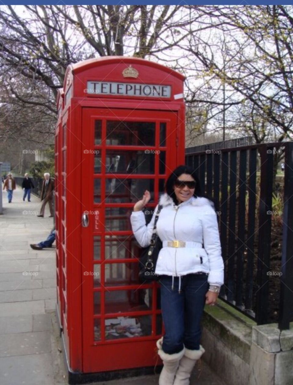 Old school phone booth