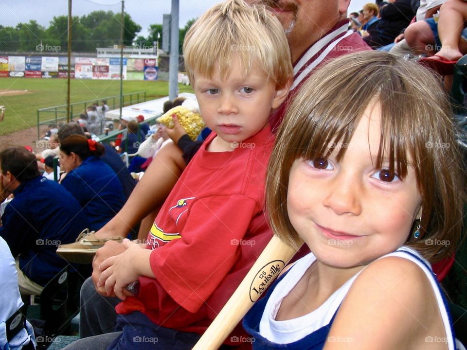 Enjoying the ball game