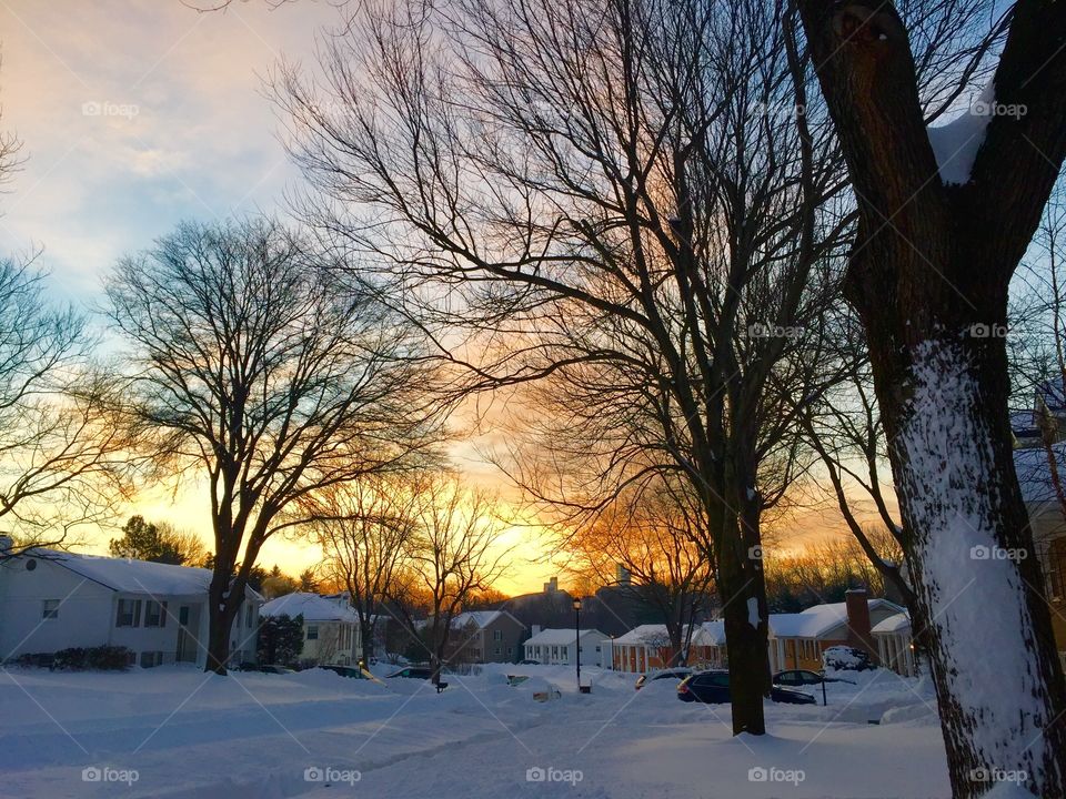 Sunrise after Snowmygod