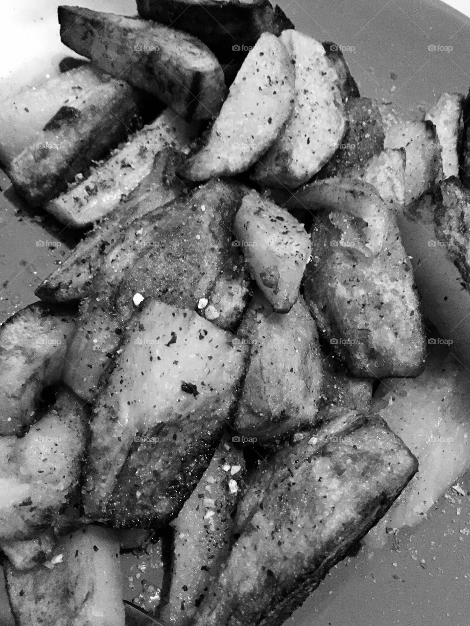 Black and White potatoes