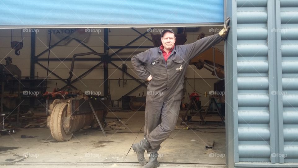 man working hard the netherlands