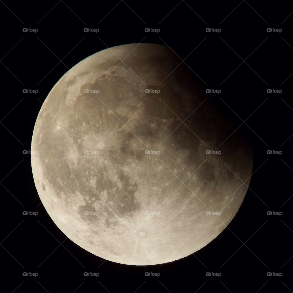 Partial lunar eclipse