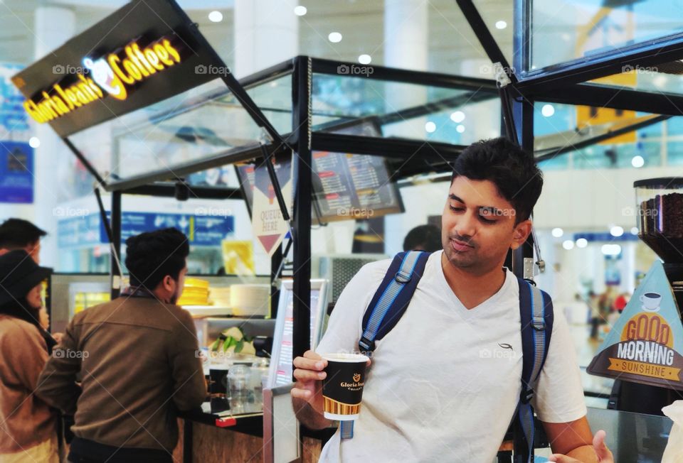 Definitely coffee Which made us happy always π than anything else Which Kick off our day with starting energizer mode during travel βοΈ time at airport and leisure duty.My favourite spot at KLIA terminal Gloria kiosk , Malaysia.
