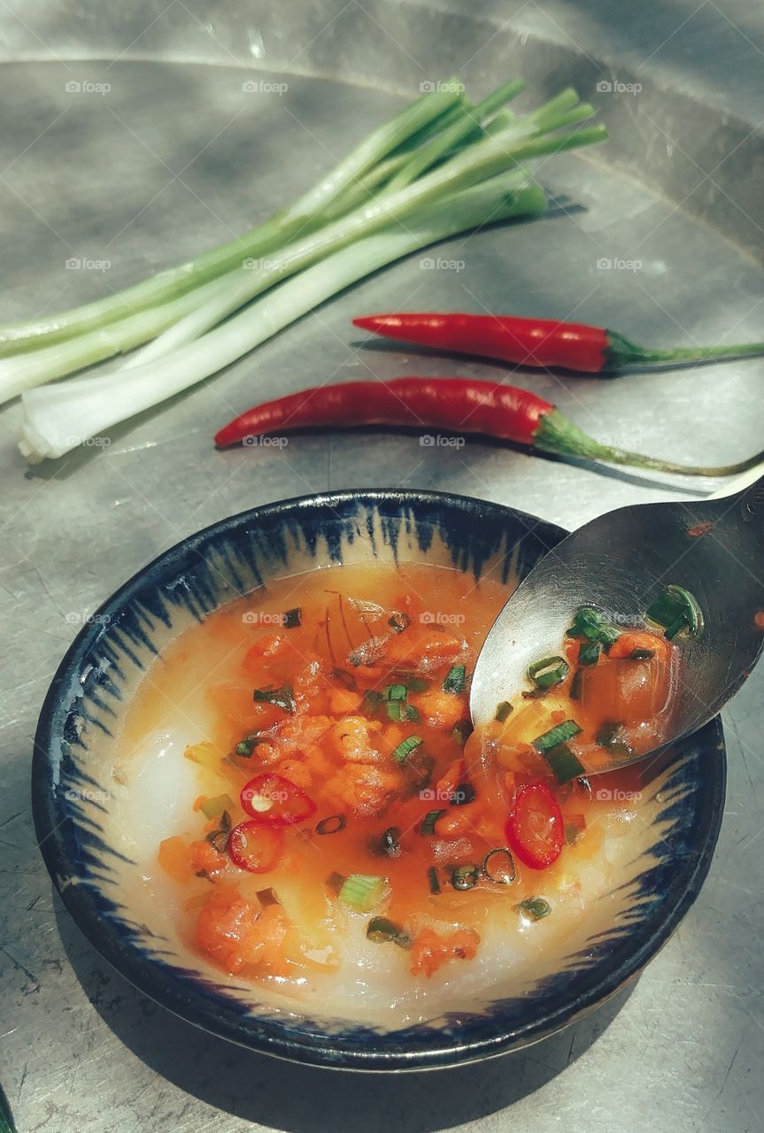 Traditional waterferncake in Vietnam