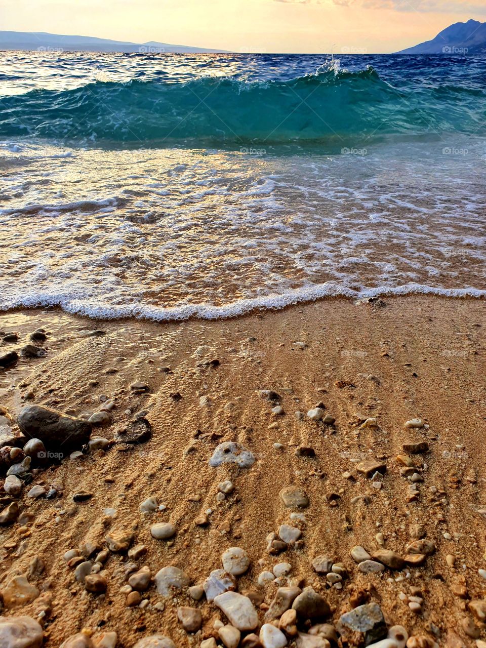 On the beach