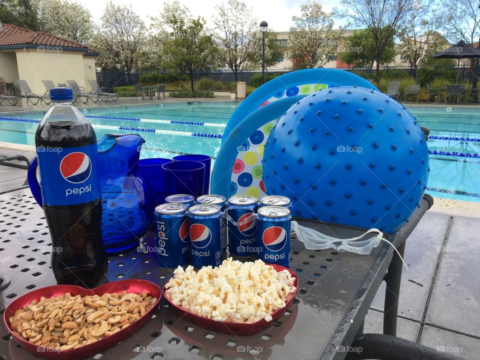 Pepsi in the summer 