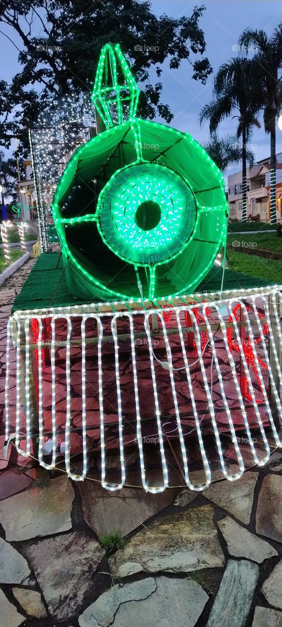 Christmas train color