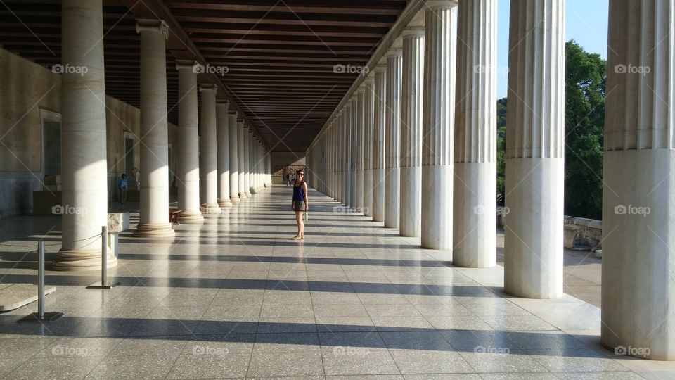 Column, Bedrock, Architecture, No Person, Classic