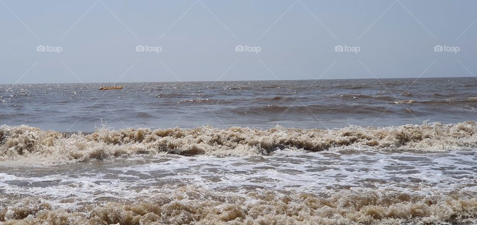 jampore beach, daman, gujarat, india