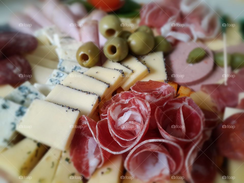 Food, Salami, No Person, Cheese, Refreshment