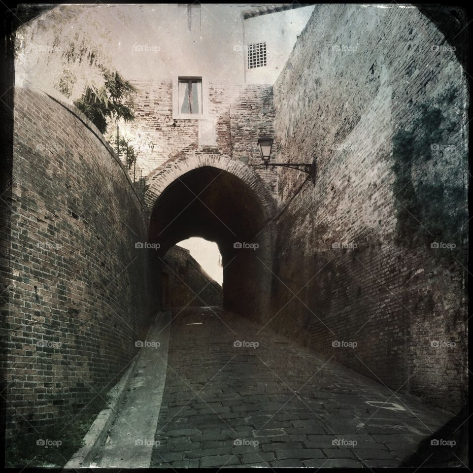Street, Tunnel, Architecture, Wall, Old