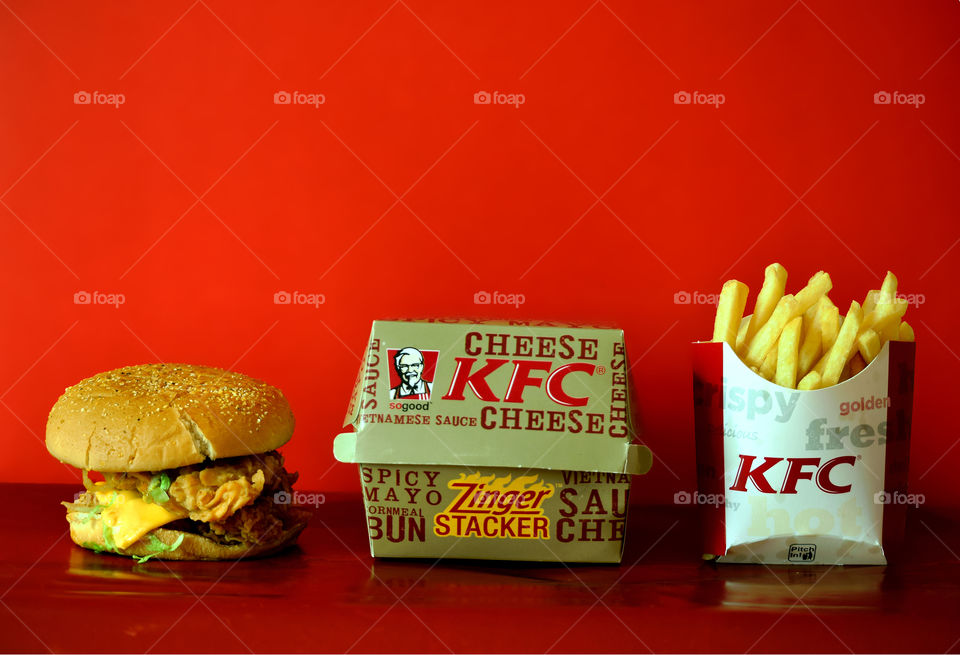 KFC Zinger Stacker Burger