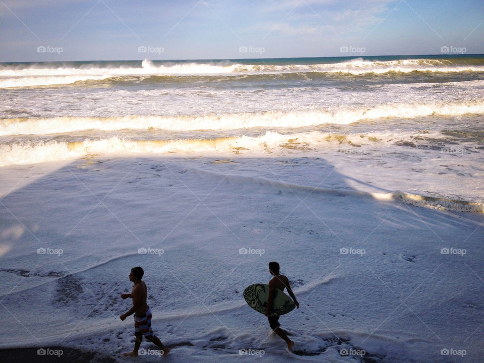 thrilling surfing after Hurricane