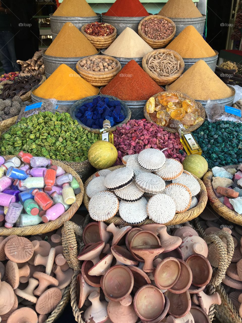 Spice market in Marrakech 