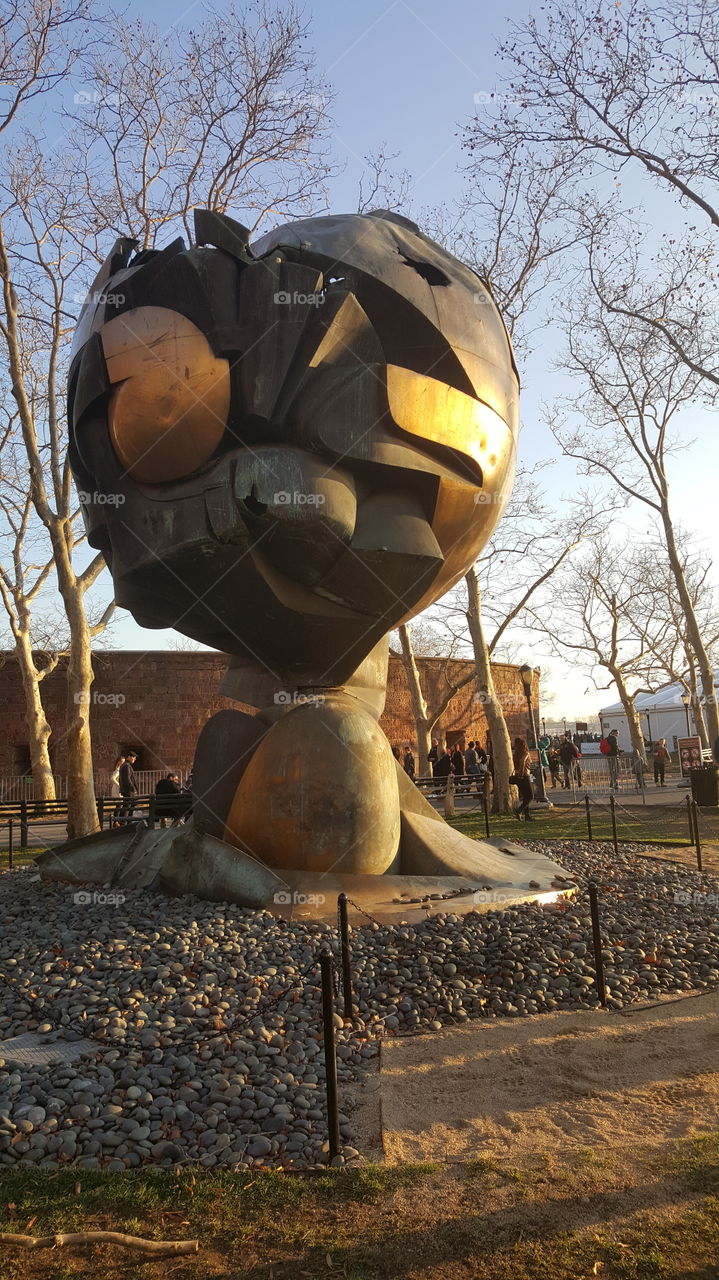 sculpture globe