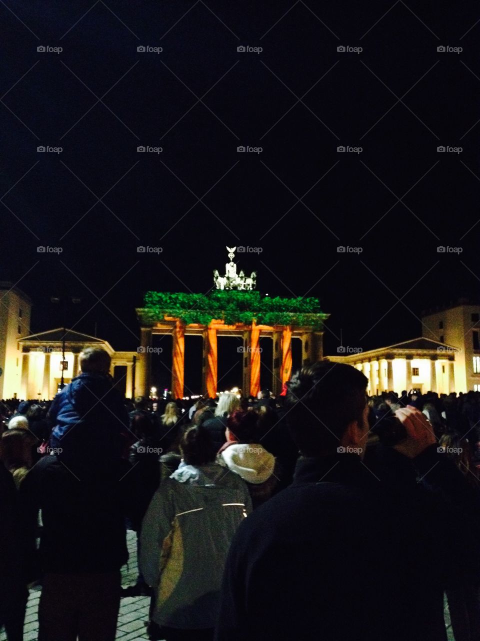 Brandenburg Lights. Festival of Lights 2015 Berlin