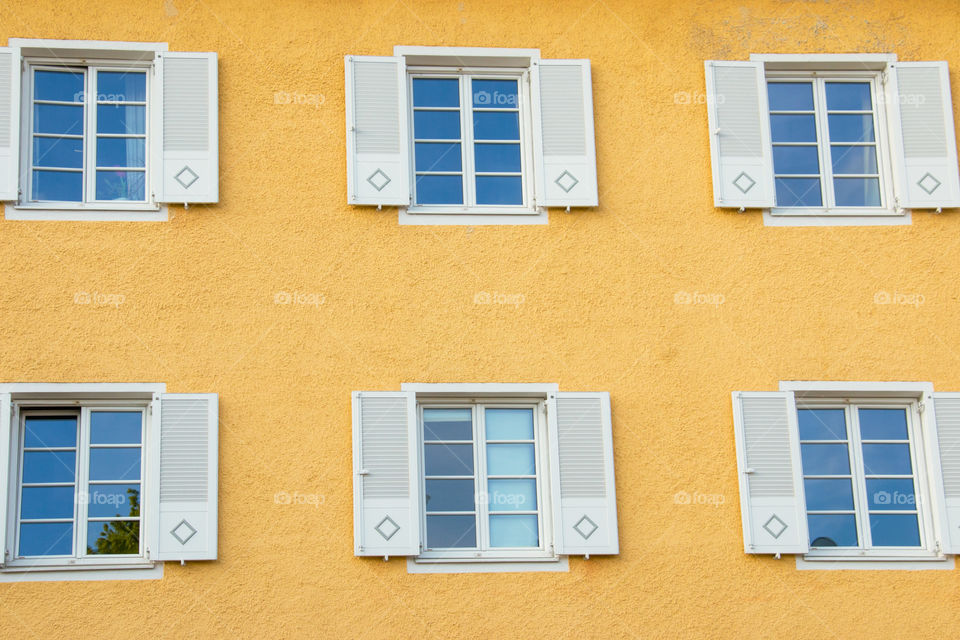 Yellow apartment in my neighborhood 