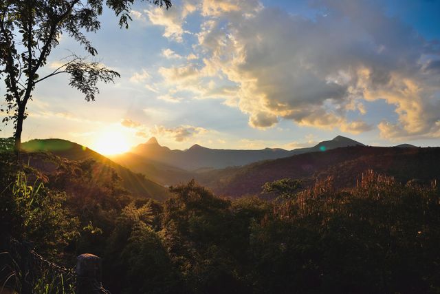 Autumn Sunset in Brazilian Countryse