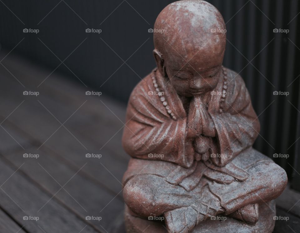 Praying Boy Monk