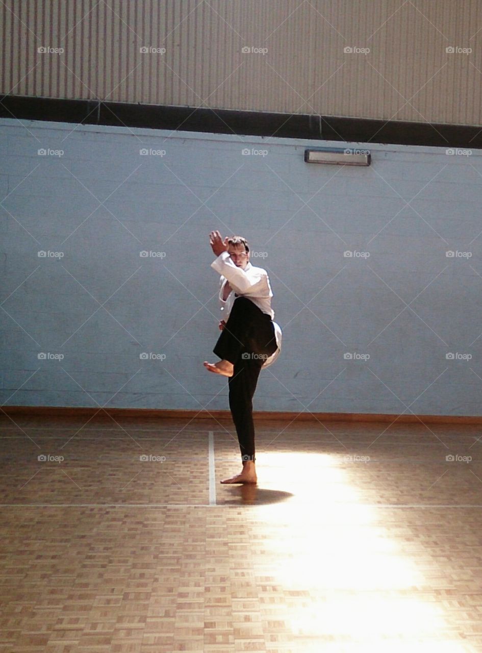 Yu Ki Do Karate. Sensei Brett at his Third Dan Grading