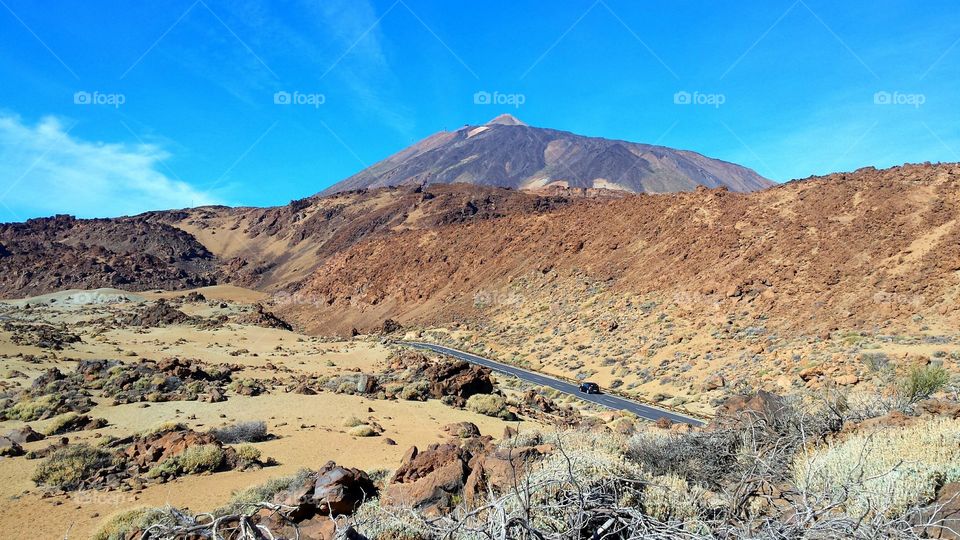 Volcano desert