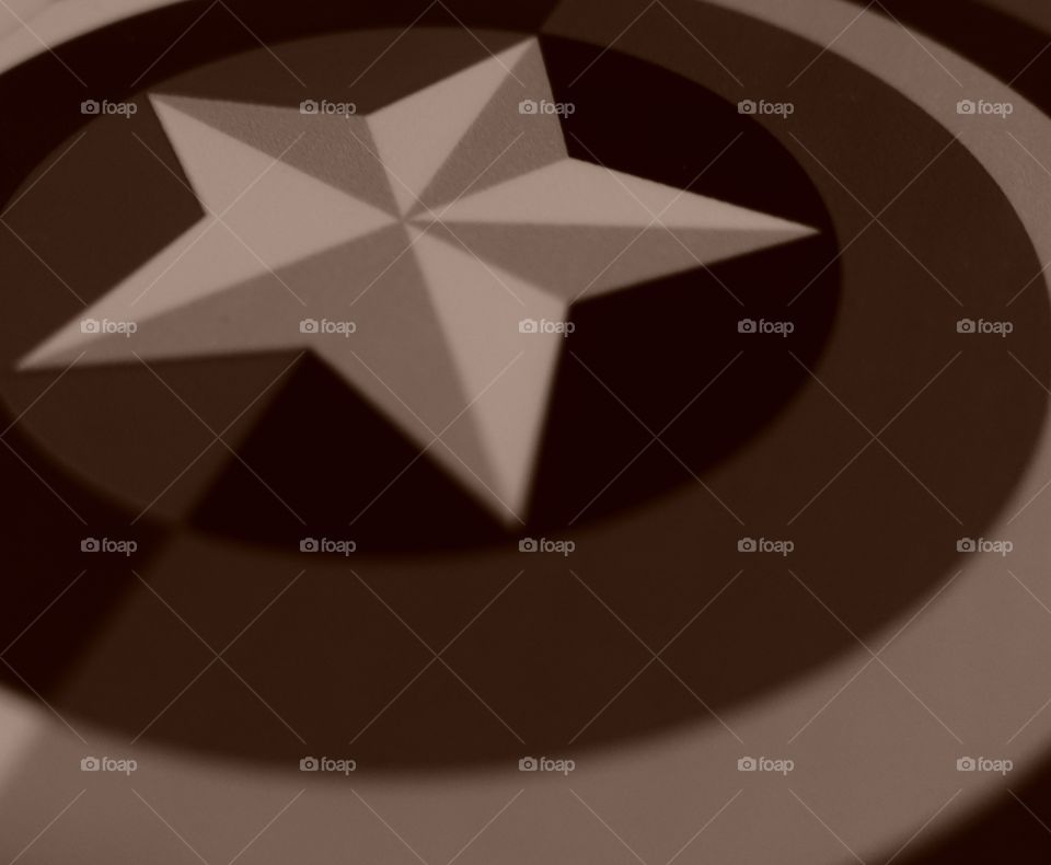 Retro shield for Captain America.