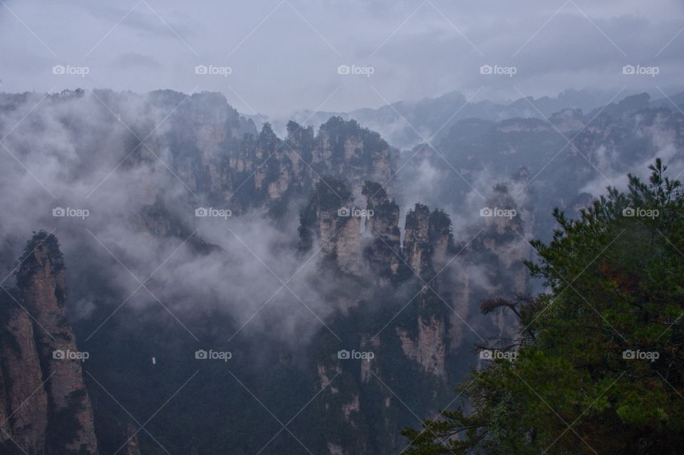 Zhangjiajie National Forest park.