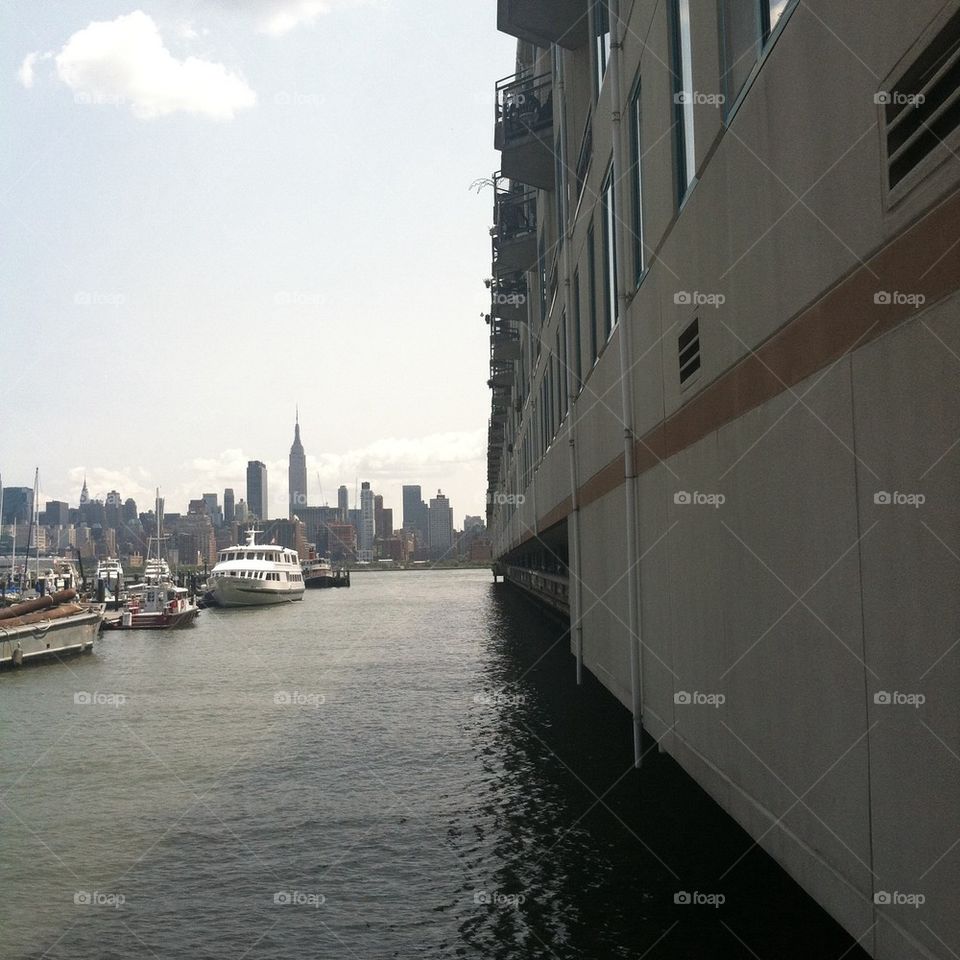 Building in Hudson River