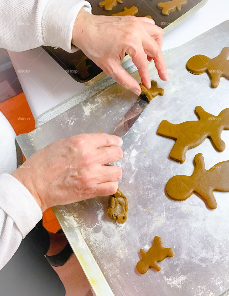 Making gingerbread cookies takes patience, care and practice. Yummy is almost here. 