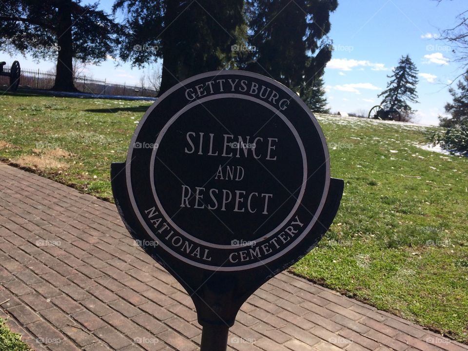 Gettysburg National Battlefield in Pennsylvania 