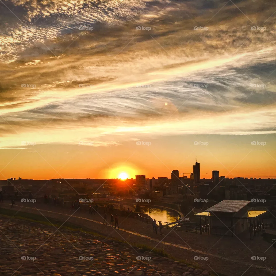 Sunset, Dawn, Dusk, Evening, Sun