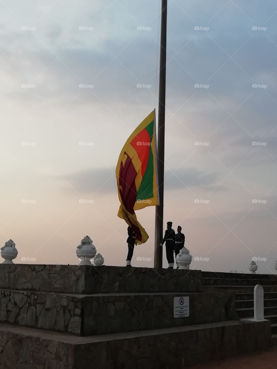 Lowering the flag #part 2😀