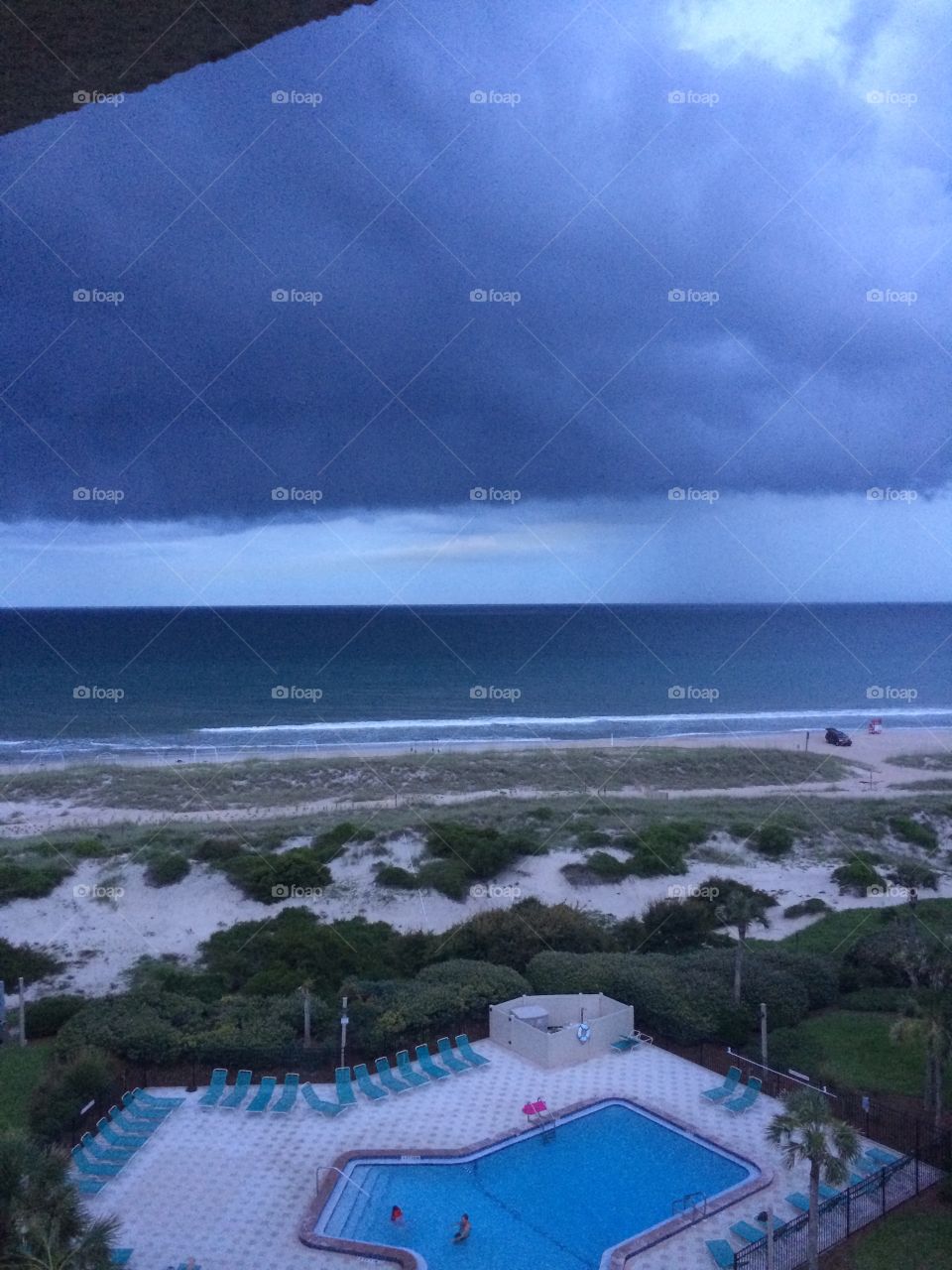 Stormy day in Amelia Island, Florida. 