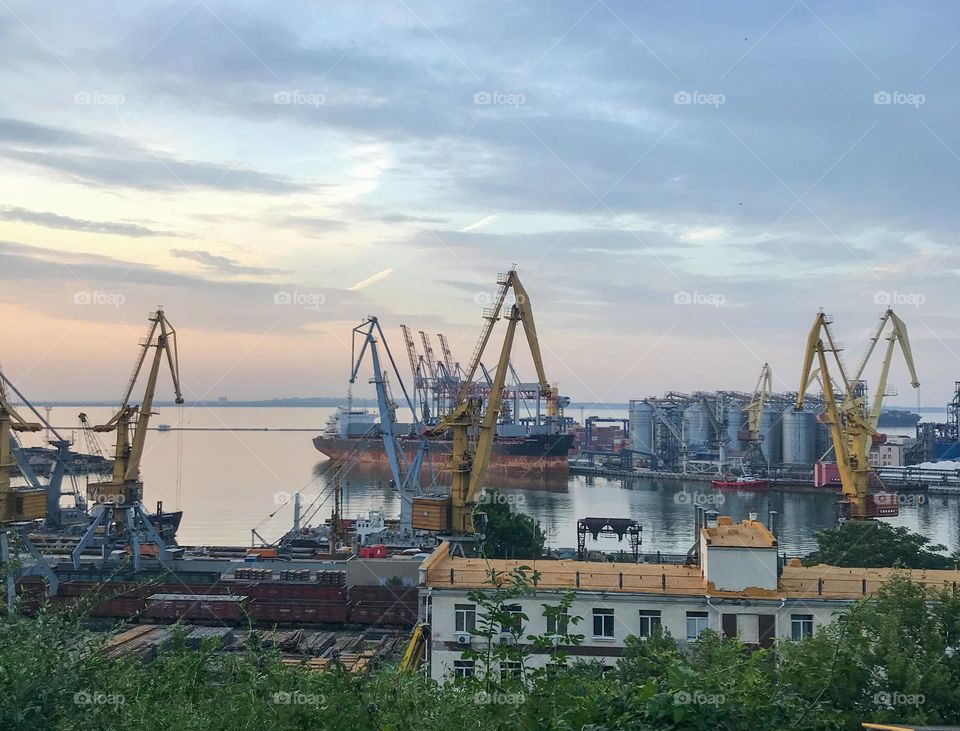 Odessa port, Ukraine 